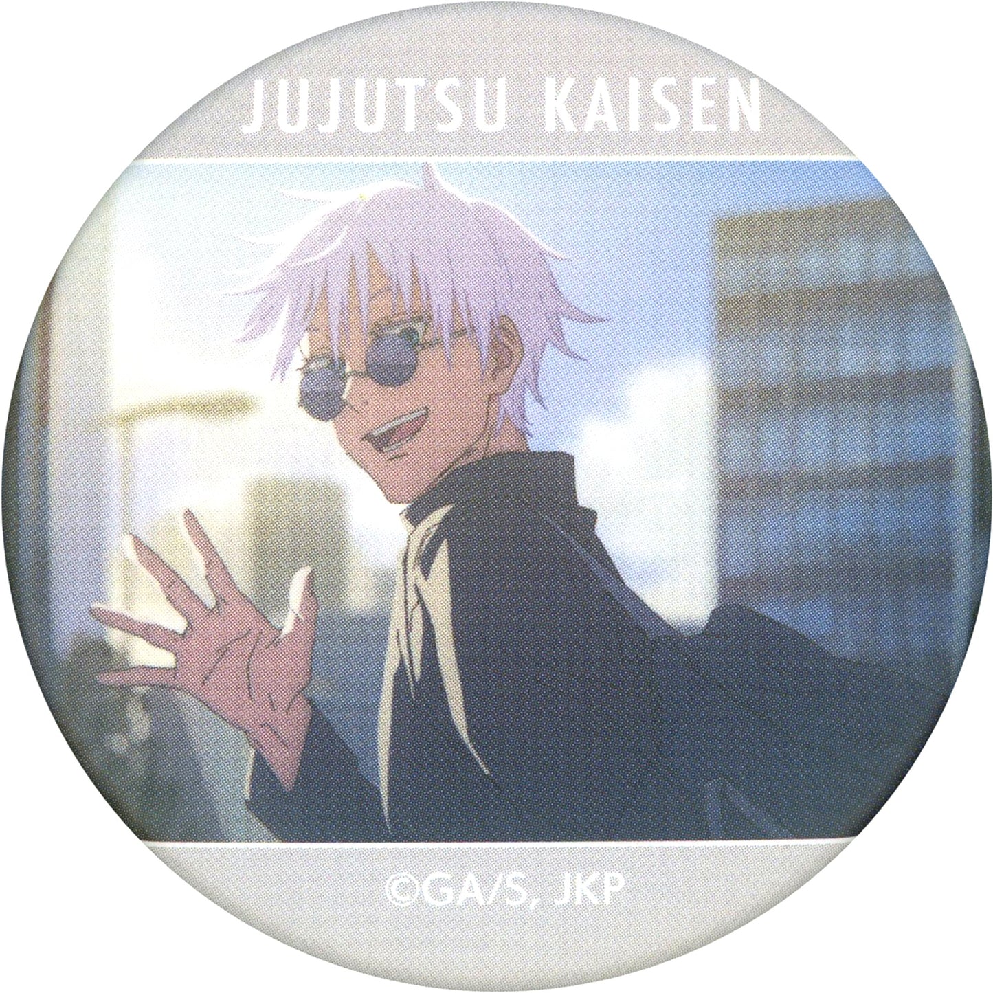 Satoru Gojo Waving Hand Jujutsu Kaisen Season 2 Shibuya Incident CLIMAX Button Collection Hidden Inventory Premature Death ED [USED]