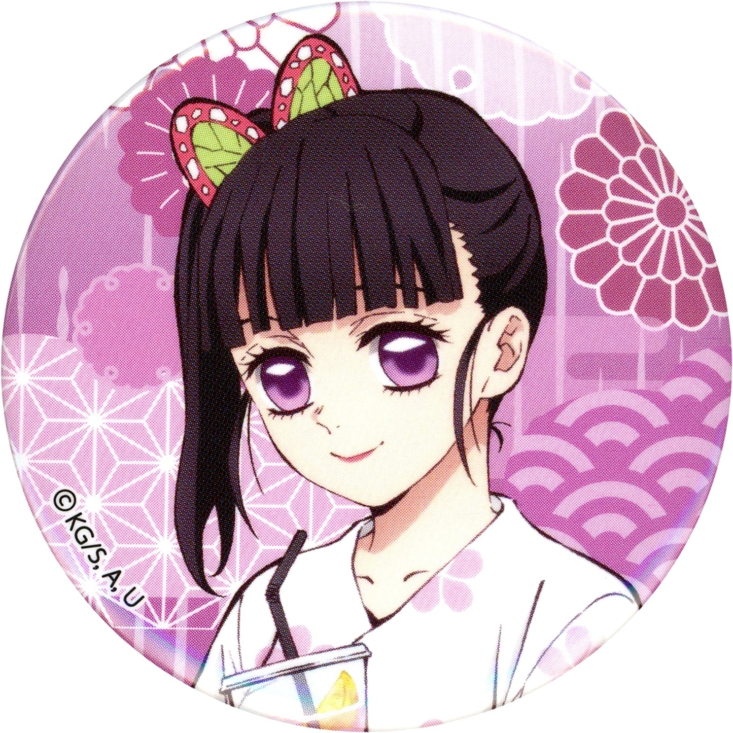 Kanao Tsuyuri Demon Slayer: Kimetsu no Yaiba After Bath Button Gokurakuyu RAKU SPA 3rd Hashira's Gokuraku Holiday [USED]