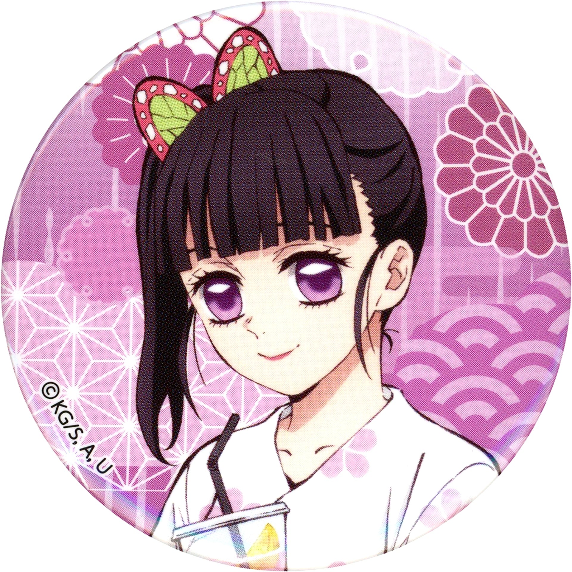 Kanao Tsuyuri Demon Slayer: Kimetsu no Yaiba After Bath Button Gokurakuyu RAKU SPA 3rd Hashira's Gokuraku Holiday [USED]