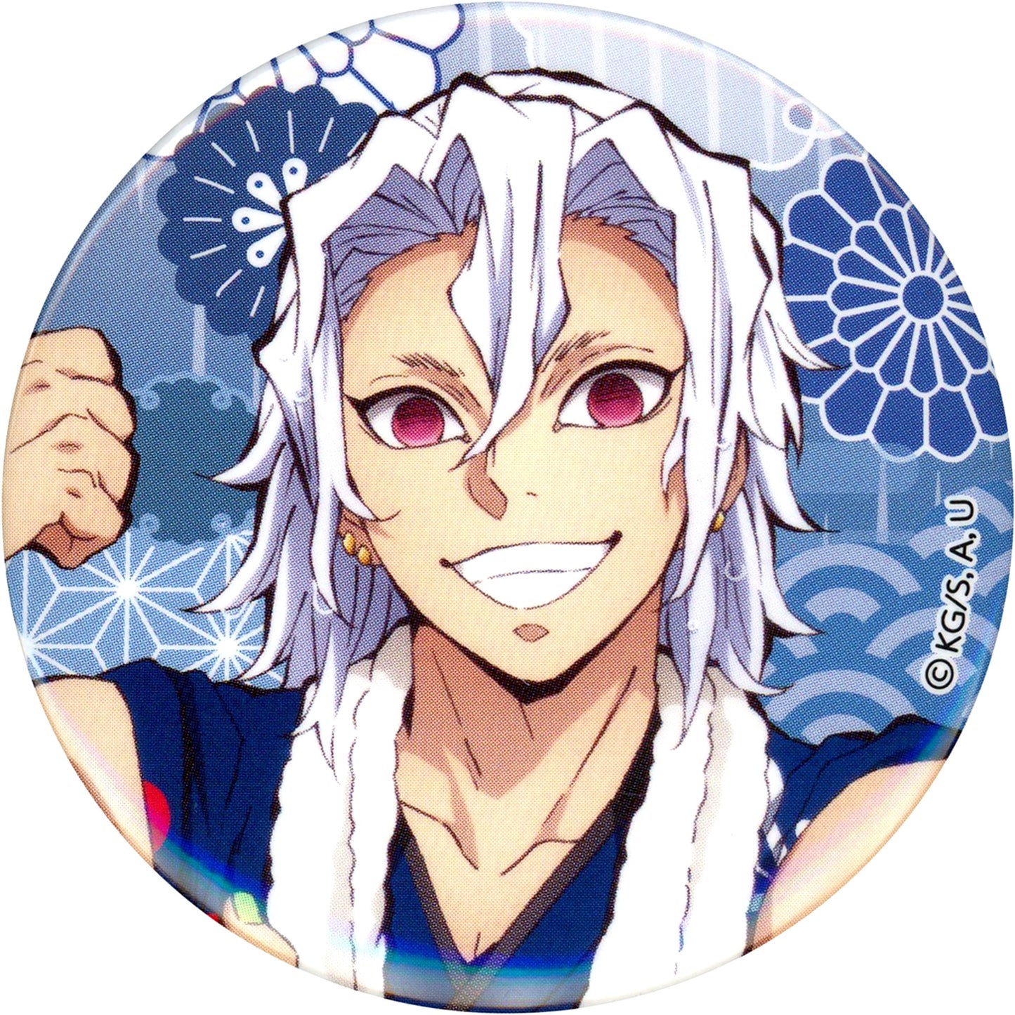 Tengen Uzui Demon Slayer: Kimetsu no Yaiba Gokurakuyu RAKU SPA 3rd Hashiras Gokuraku Holiday After Bath Button [USED]