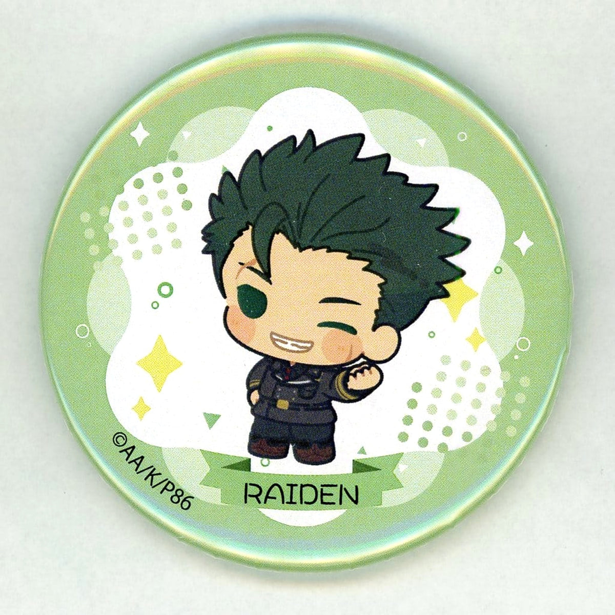 86 Raiden Shuga Kuji Cliffe Can Badge Prize E Buttons [USED]