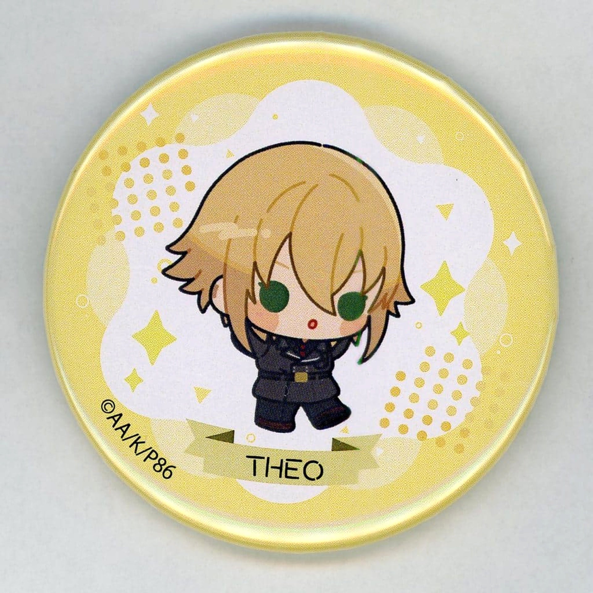 86 Theoto Rikka Kuji Cliffe Can Badge Prize E Buttons [USED]