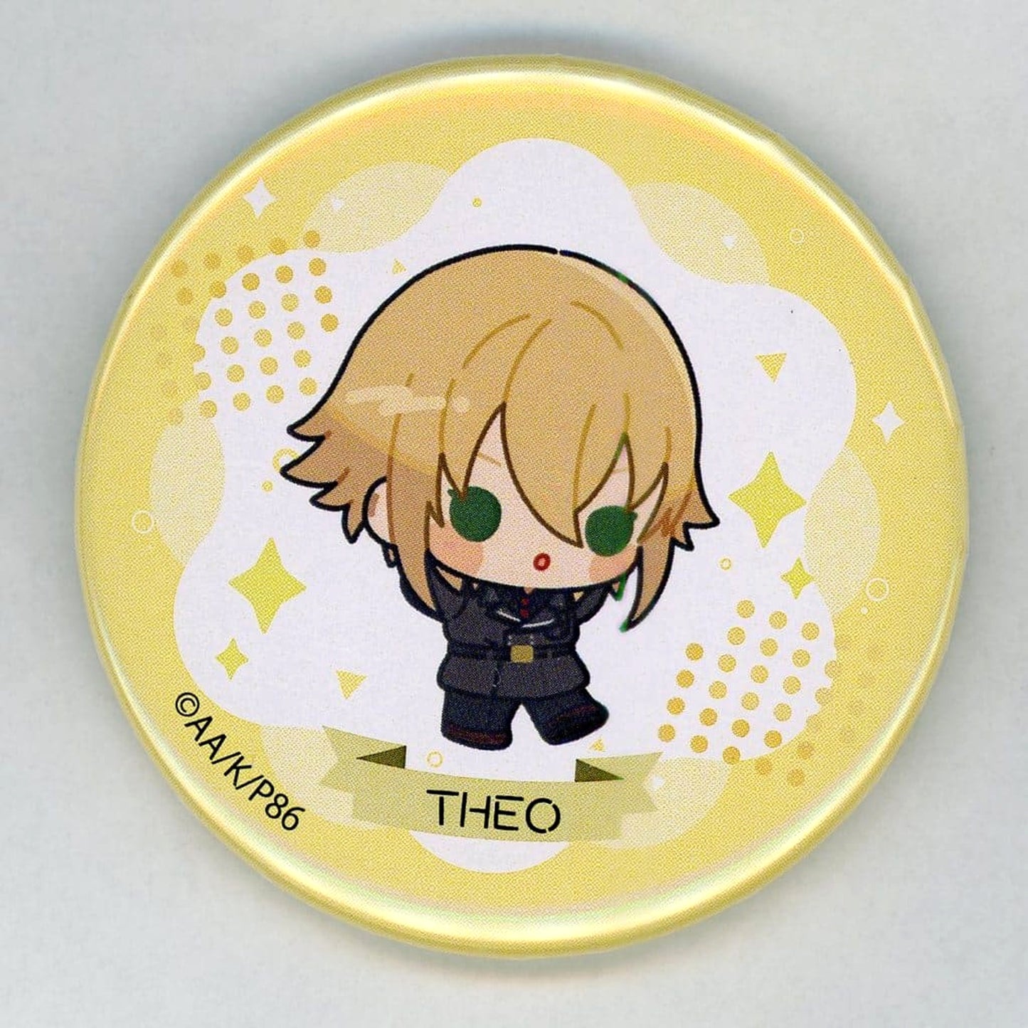 86 Theoto Rikka Kuji Cliffe Can Badge Prize E Buttons [USED]