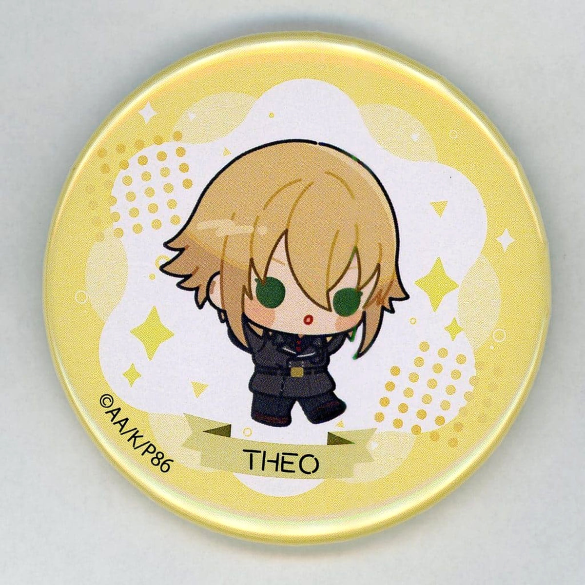 86 Theoto Rikka Kuji Cliffe Can Badge Prize E Buttons [USED]