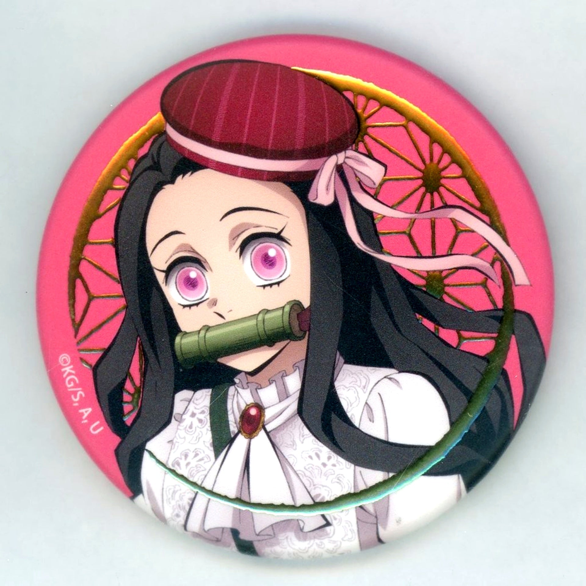 Nezuko Kamado Demon Slayer: Kimetsu no Yaiba Orchestra Concert Kimetsu no Kanade Swordsmith Village Arc Random Jewel Processed Button [USED]
