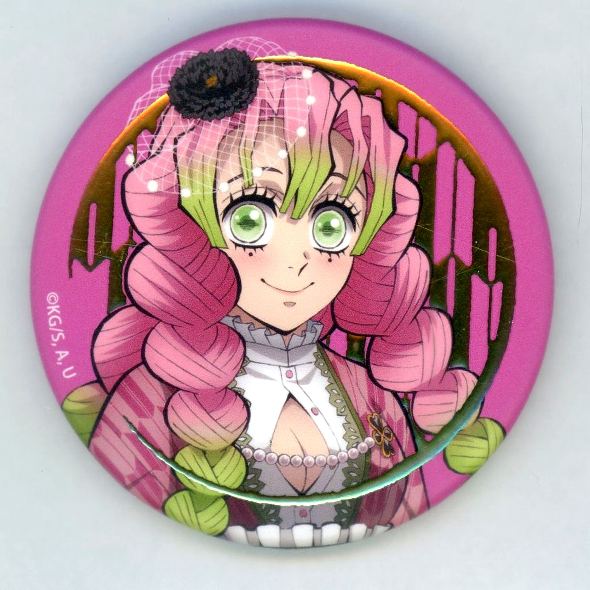 Mitsuri Kanroji Demon Slayer: Kimetsu no Yaiba Orchestra Concert Kimetsu no Kanade Swordsmith Village Arc Random Jewel Processing Button [USED]