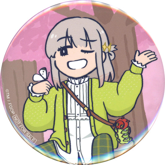 Oberon Fate/Grand Order Fujimaru Ritsuka wa Wakaranai Tsuchida Drawn Cherry Blossom Viewing Ver 75mm Trading Button POP UP STORE in Loft Event Limited BOX Purchase Bonus [USED]