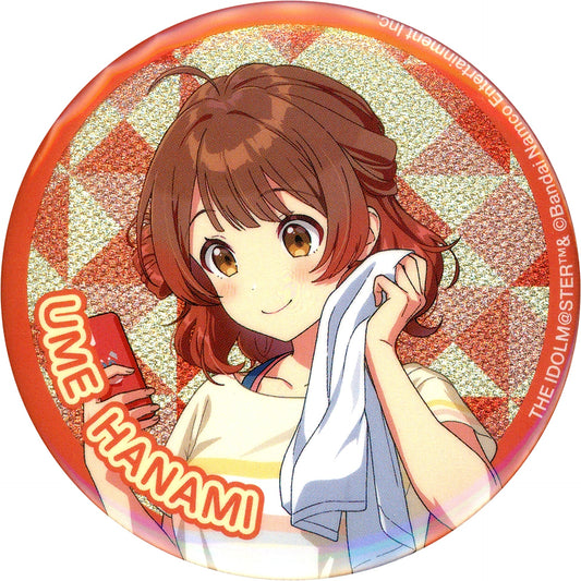J. Ume Hanami Glitter Tin Badge Gakuen Idolmaster [USED]