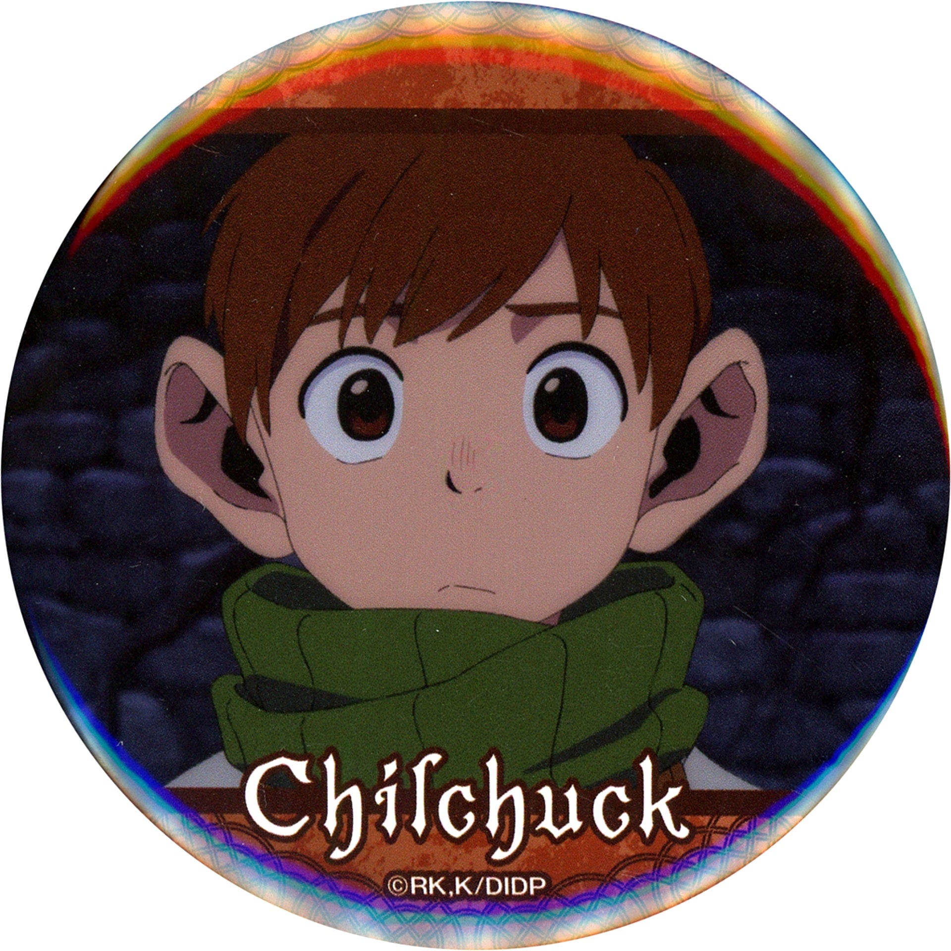 Chilchuck Delicious in Dungeon 75mm Button Kujibikido Online Kuji D-5 Prize [USED]