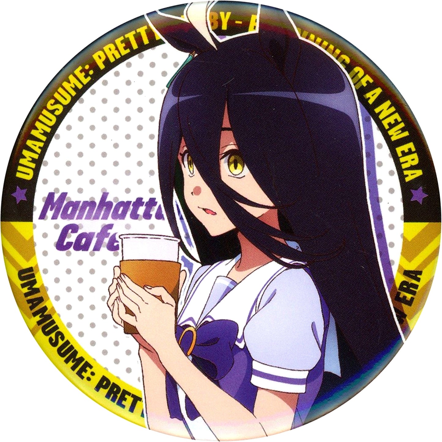 Manhattan Cafe Movie Uma Musume Pretty Derby Beginning of a New Era Trading Button Theater Goods [USED]