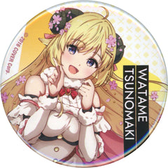 Tsunomaki Watame hololive Normal Proportions Bust Up Trading Button Virtual YouTuber x JOYPOLIS FANCY PARTY [USED]