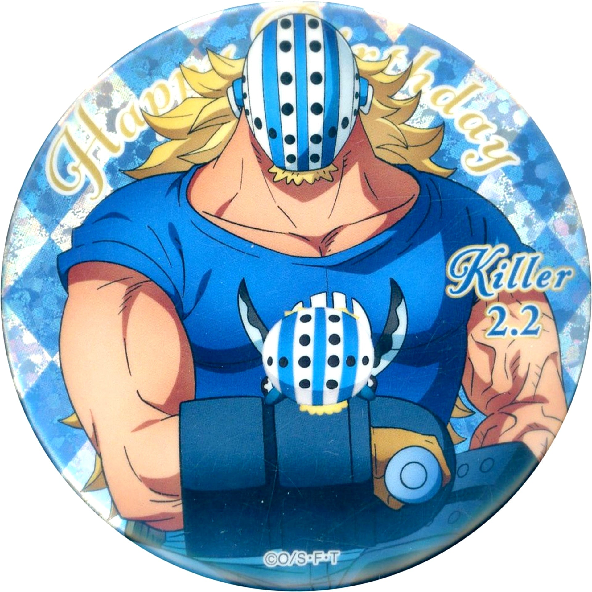 Killer One Piece Birthday Hologram Button 2024 [USED]
