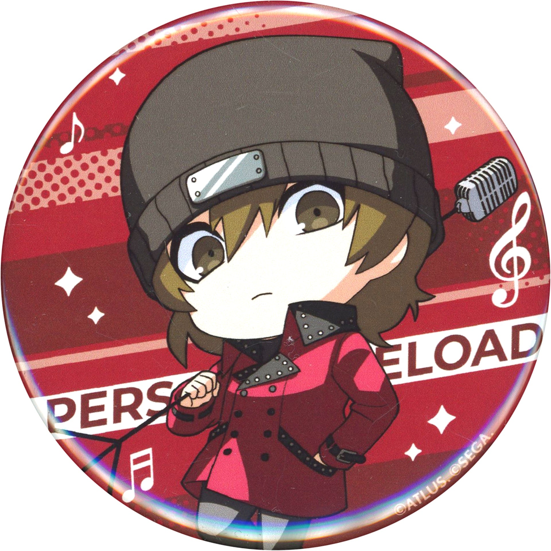 Shinjiro Aragaki Persona 3 Reload Button Persona 5 Tactica Karaoke Manekineko Goods [USED]