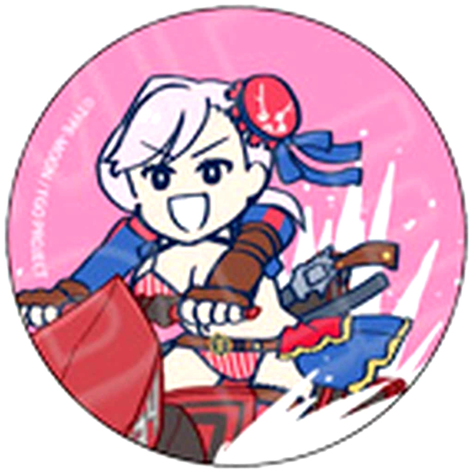 Fate/Grand Order Miyamoto Musashi Ritsuka Fujimaru Doesn't Get It Can Badge A Vol.2 [USED]