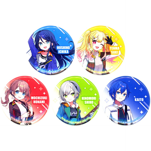 Set of 5 Project SEKAI COLORFUL STAGE! feat. Hatsune Miku Character Button Collection 2024 Only Shop Illustration Leo/need [USED]