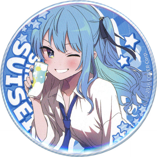 Hoshimachi Suisei hololive Trading Button Virtual Youtuber Shiranai Koto Kenkyukai x Gratte animatecafe [USED]