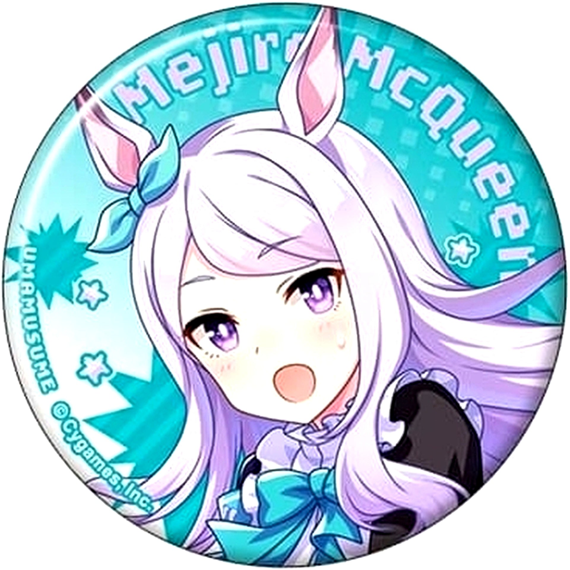 Mejiro McQueen Umamusume Pretty Derby Character Button Collection A Nekketsu Hachamecha Great Thanksgiving [USED]