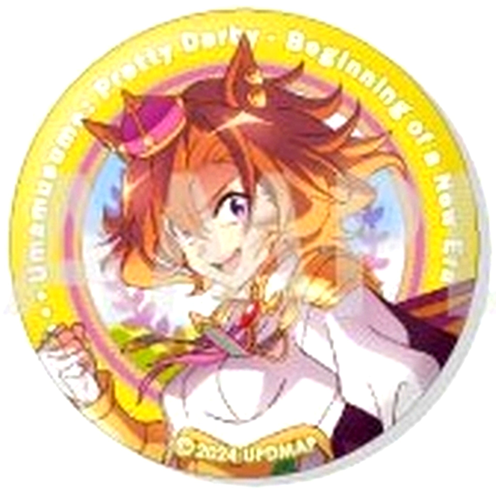 T.M. Opera O Movie Uma Musume Pretty Derby Beginning of a New Era Trading Button [USED]