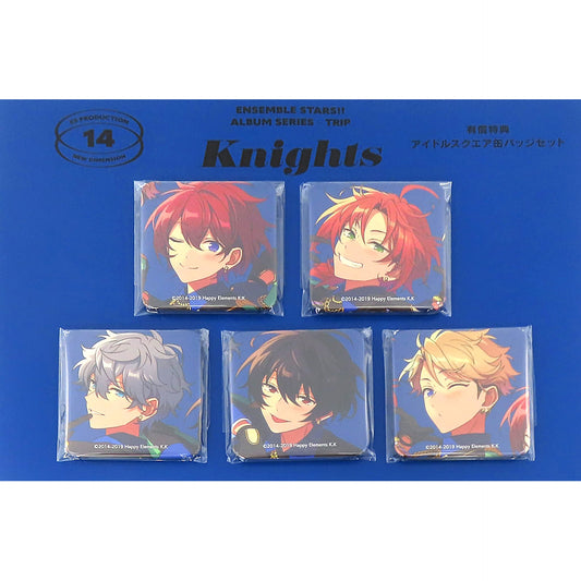 Knights Ensemble Stars!! Idol Square Button Set animate Limited Cd Album Series Trip Knights Bundled Bonus [USED]