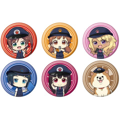 Train to the End of the World Shizuru Chikura & Others Can Badge 01.Mini Character Illustration All 6 Types Set Buttons [USED]