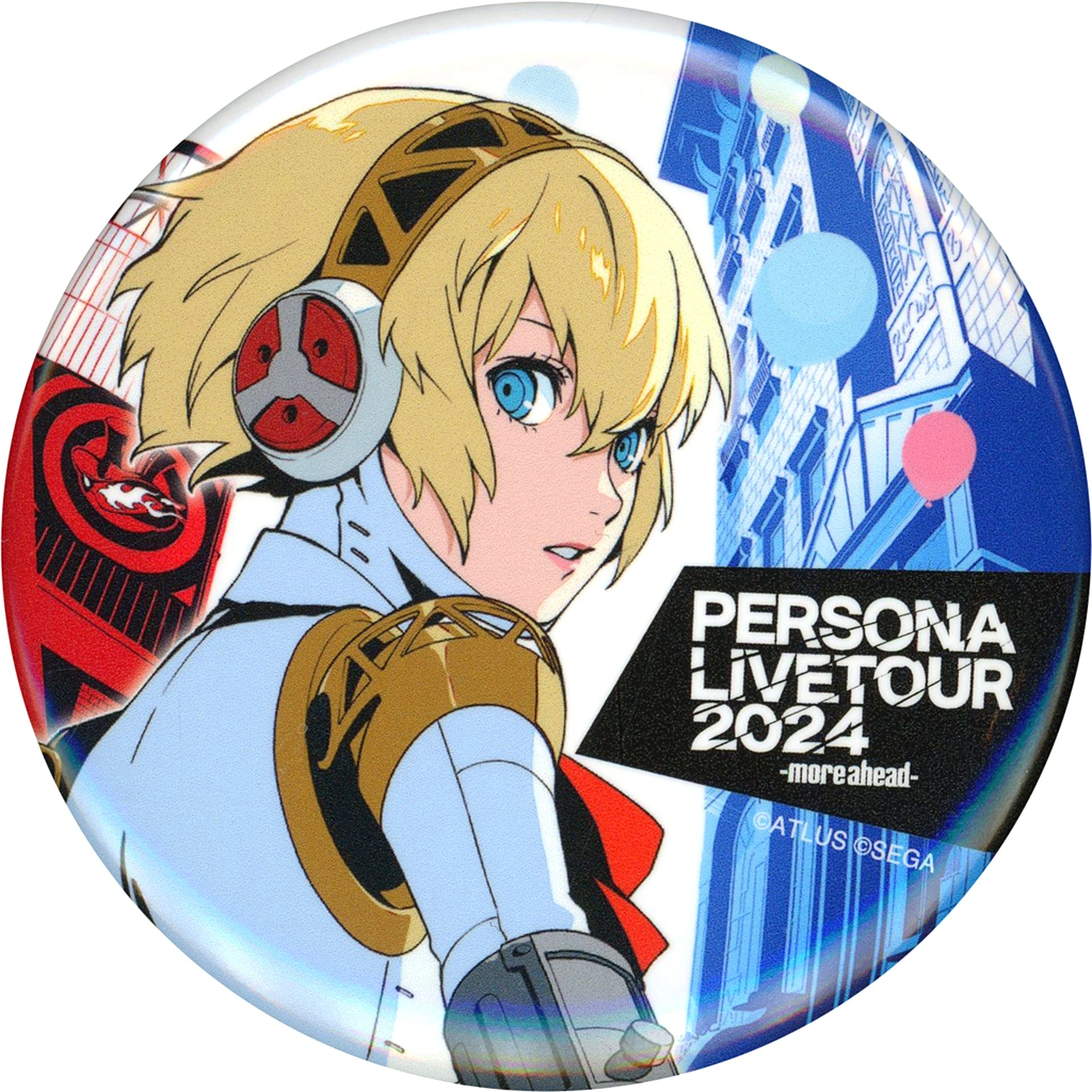 Aigis P3 Persona Series Normal Proportions Button PERSONA LIVE TOUR 2024 more ahead Trading Gacha [USED]