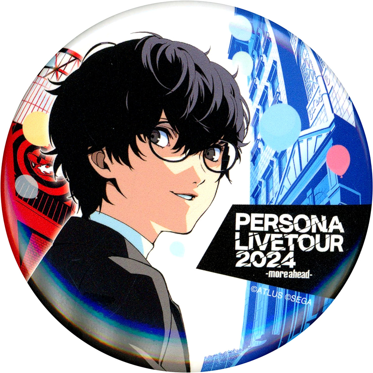 Protagonist P5 Full Body Persona Series PERSONA LIVE TOUR 2024 more ahead Trading Gacha Button [USED]
