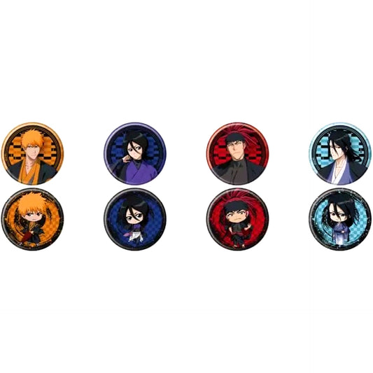 Set of 8 BLEACH Button Studio Pierrot 45th Anniv POP UP SHOP Goods [USED]