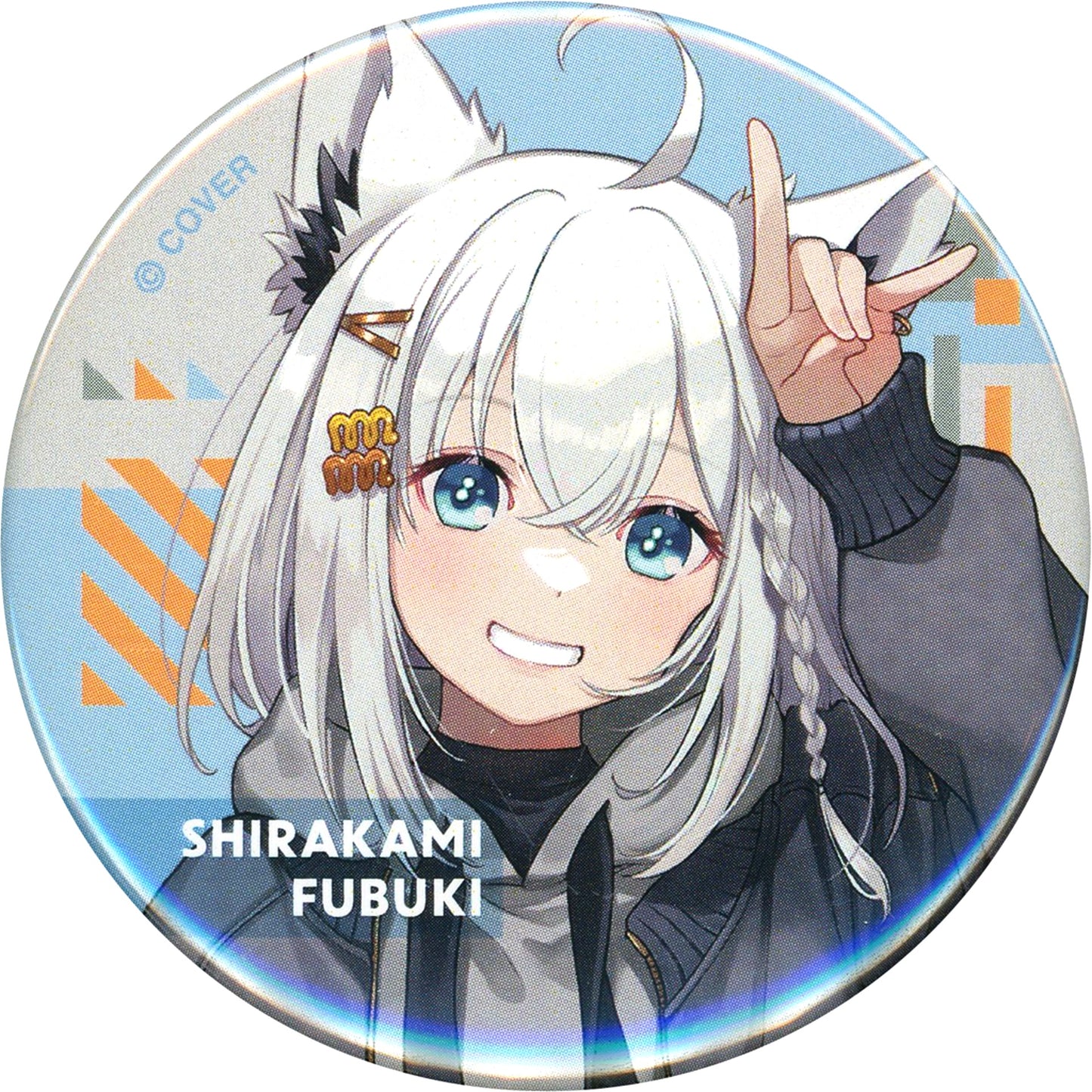 Shirakami Fubuki Situation hololive A Fun Day Out Series Vol.3 Button Virtual YouTuber Hololive [USED]