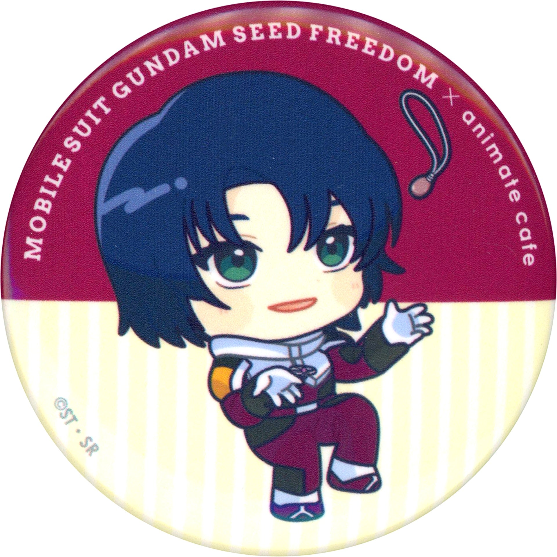 Athrun Zala Mobile Suit Gundam SEED FREEDOM x animatecafe Trading Badge Part 2 [USED]
