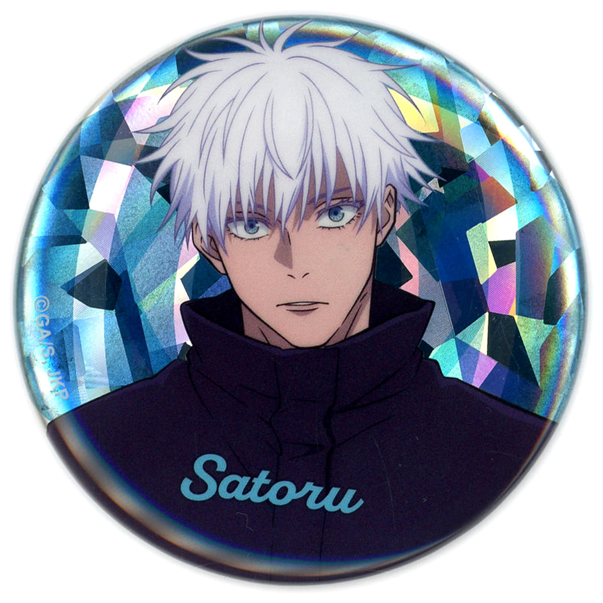 Jujutsu Kaisen Satoru Gojo Trading Holologram Can Badge Ver.6 B Buttons [USED]