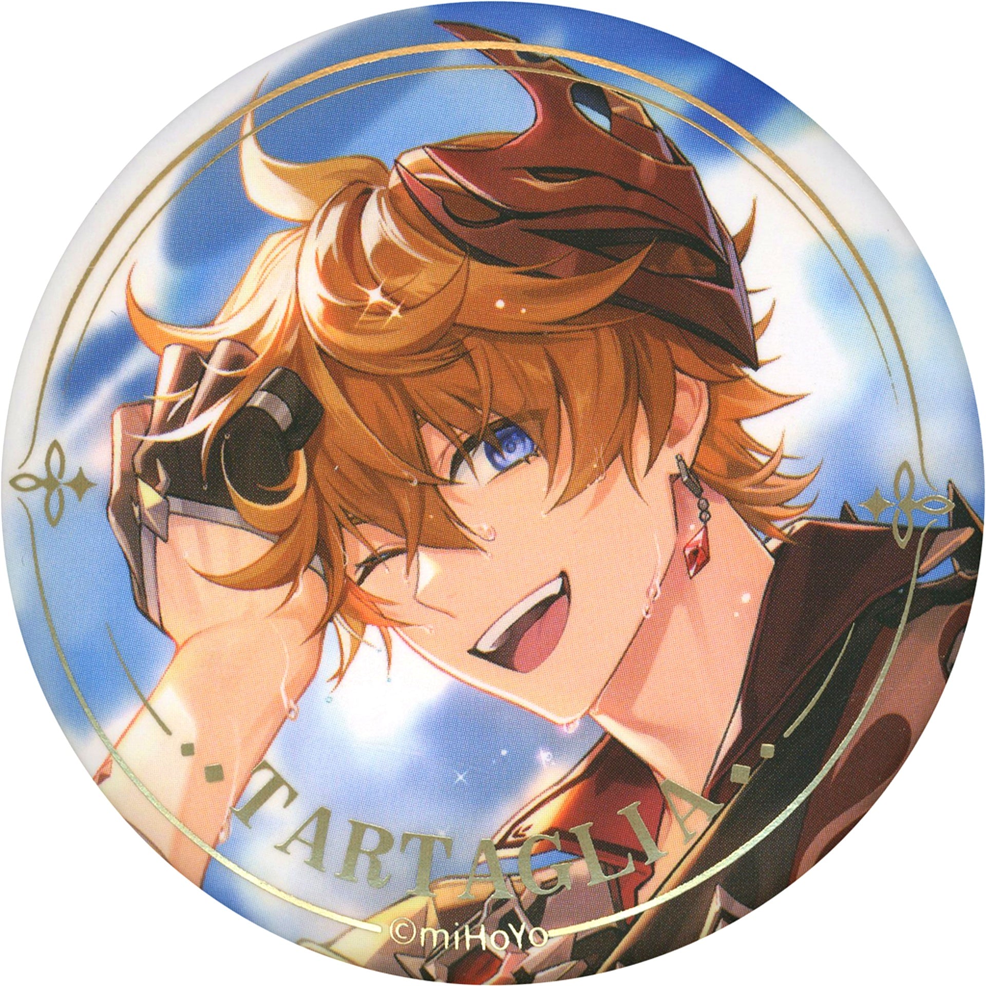 Tartaglia Genshin Impact Single Button Fated Day Character Birthday Goods Set [USED]