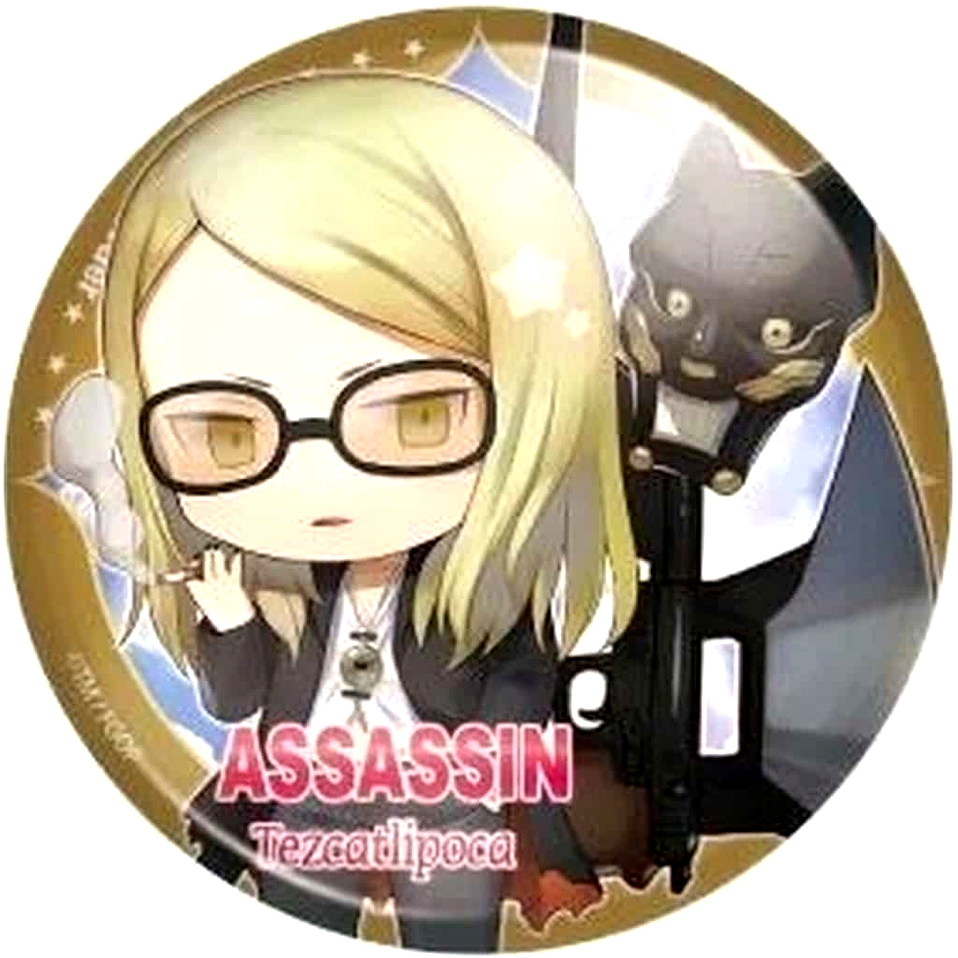 Fate/Grand Order Assassin Tezcatlipoca CharaToria Can Badge Vol.15 [USED]