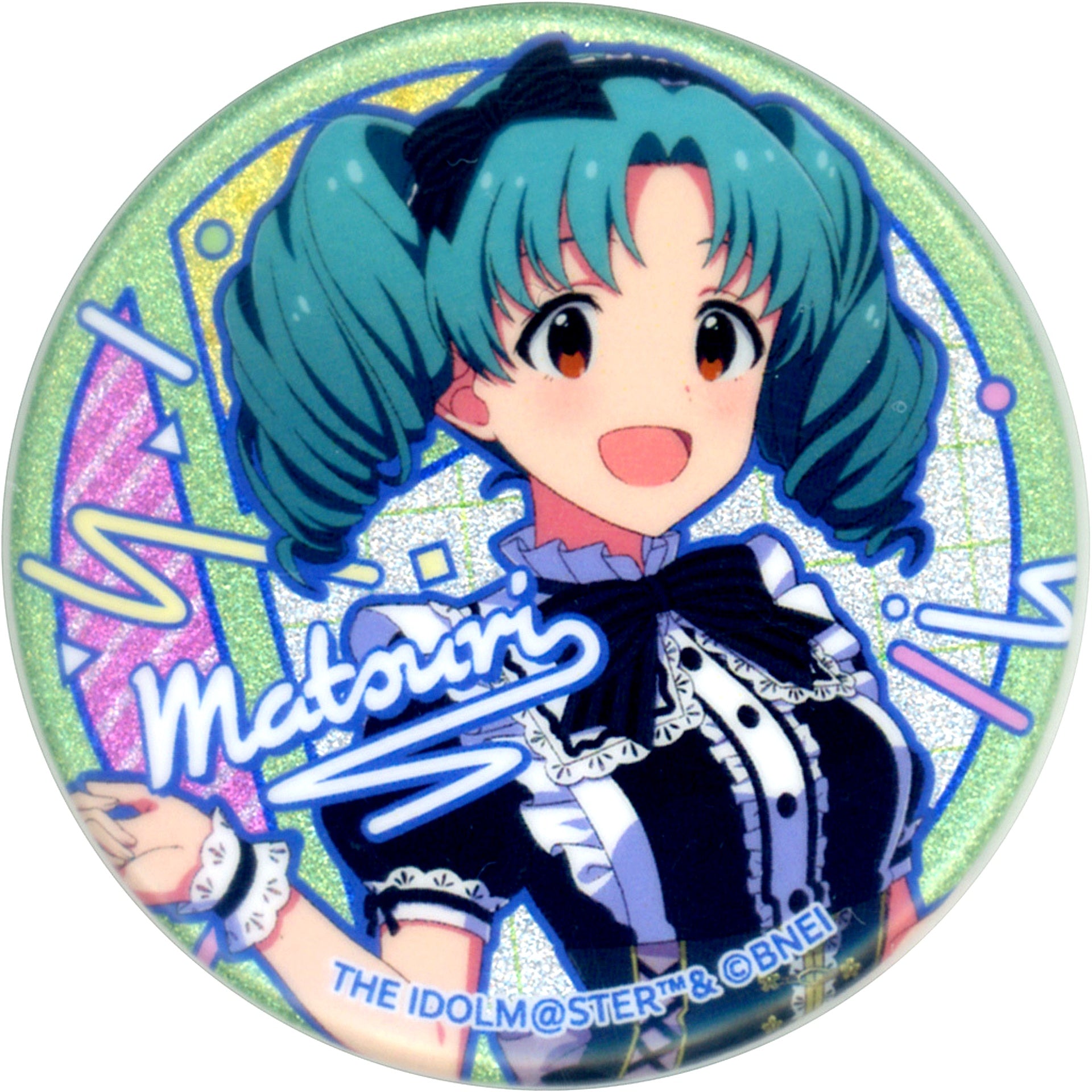 Matsuri Tokugawa Glitter Badge Akihabarappa Festival Newly Drawn Ver. The Idolmaster Million Live! Theater Days 7th Anniversary in AKIHABARA Akihabarappa Festival [USED]