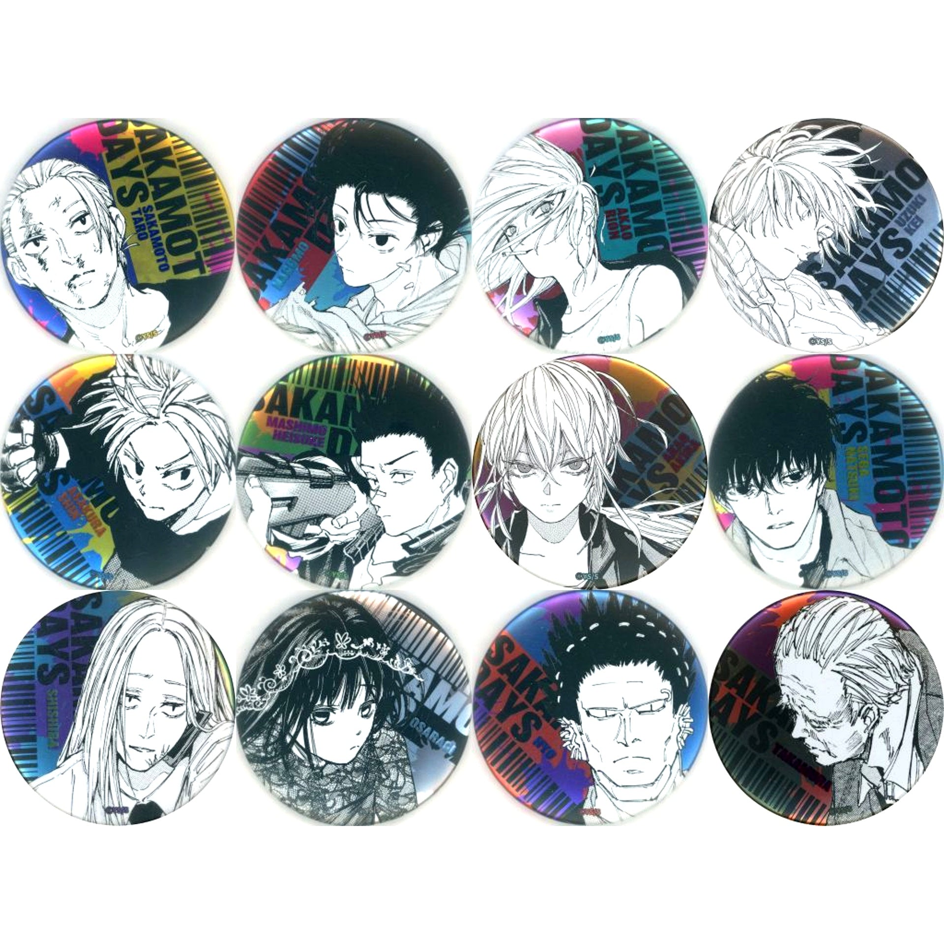 Set of 12 SAKAMOTO DAYS Decollection Button Vol. 2 [USED]