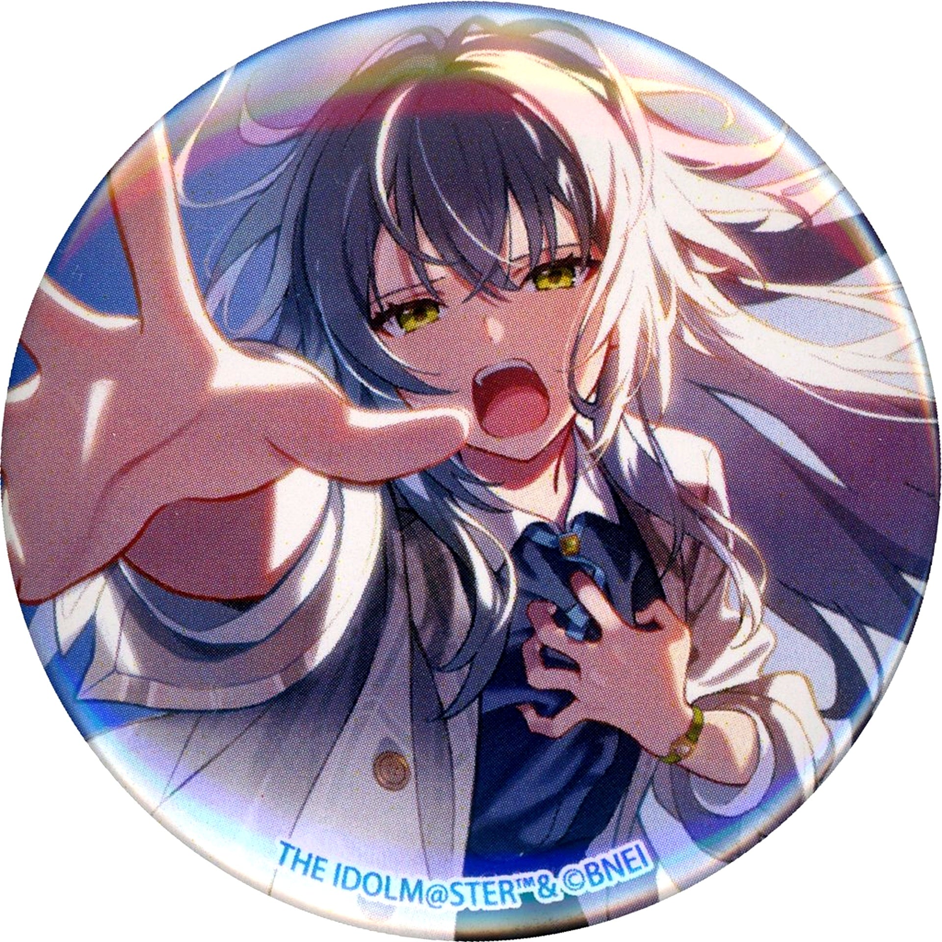 Single Item Temari Tsukimura Stand Tin Badge Gakuen Idolmaster Birthday Commemorative Set [USED]
