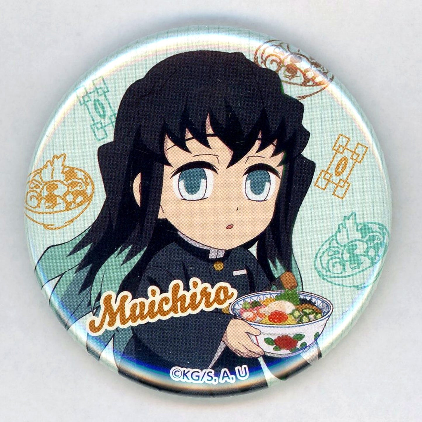Muichiro Tokito Demon Slayer x Skylark Group Button [USED]