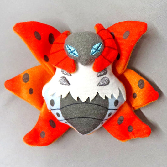 Volcarona Pokemon Plush Button BUG OUT! Pokemon Center Limited [USED]