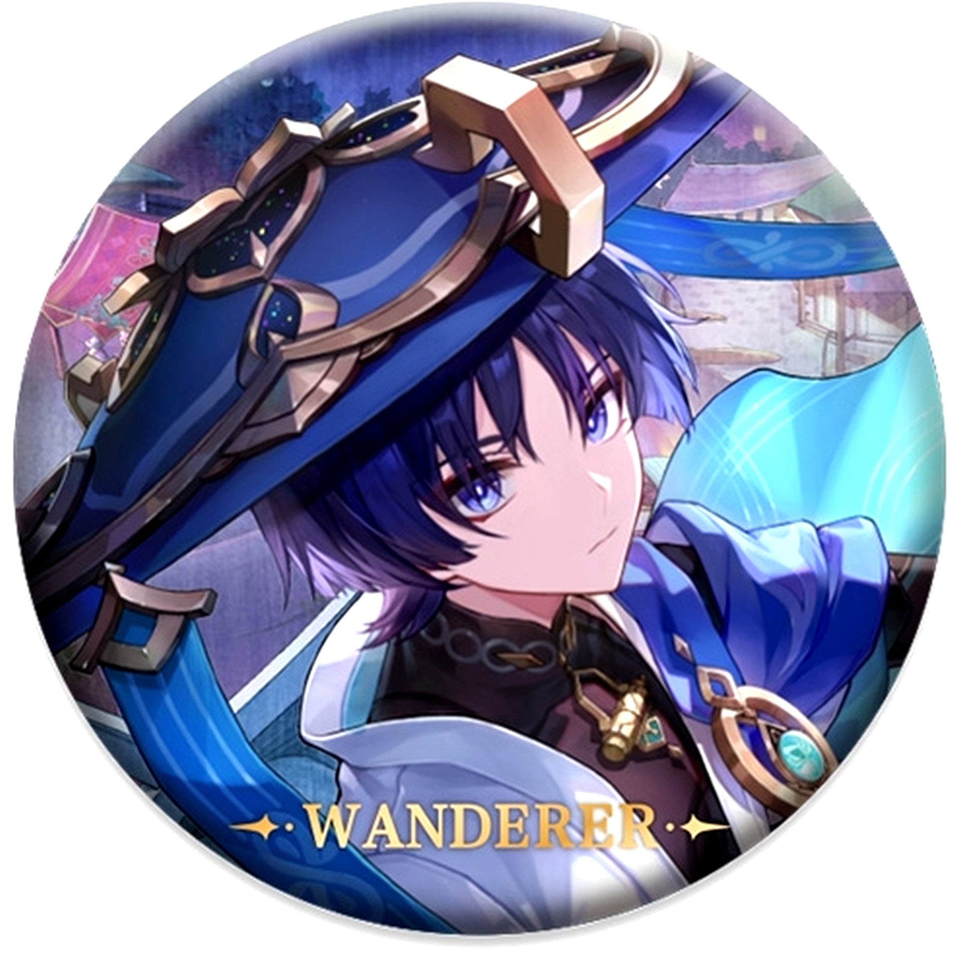 Wanderer Genshin Impact Character Button [USED]