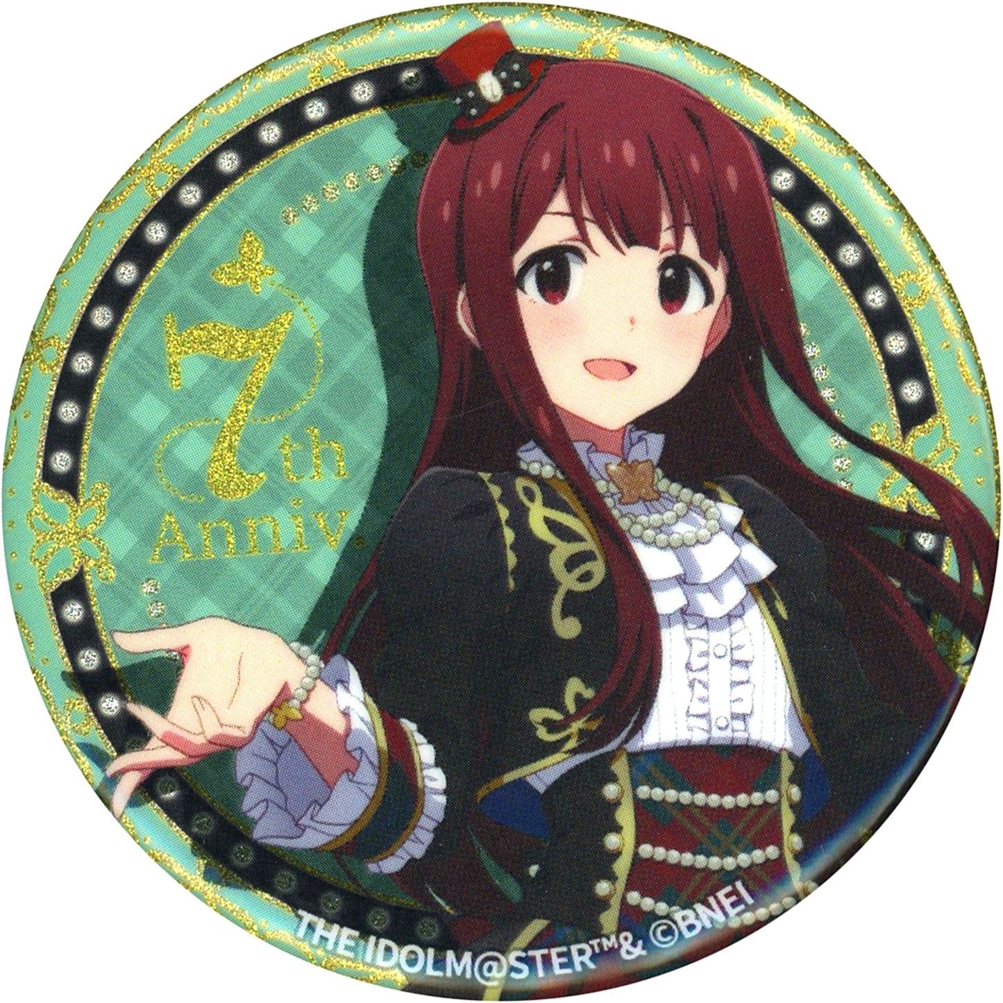 Kotoha Tanaka Glitter Badge Brightest Showcase Ver. The Idolmaster Million Live Theater Days 7th Anniversary in AKIHABARA Akihabarappa Festival [USED]