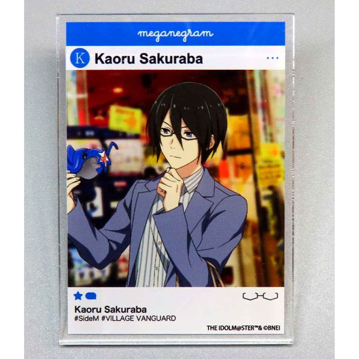 Kaoru Sakuraba Acrylic Badge The Idolmaster SideM x Village Vanguard [USED]
