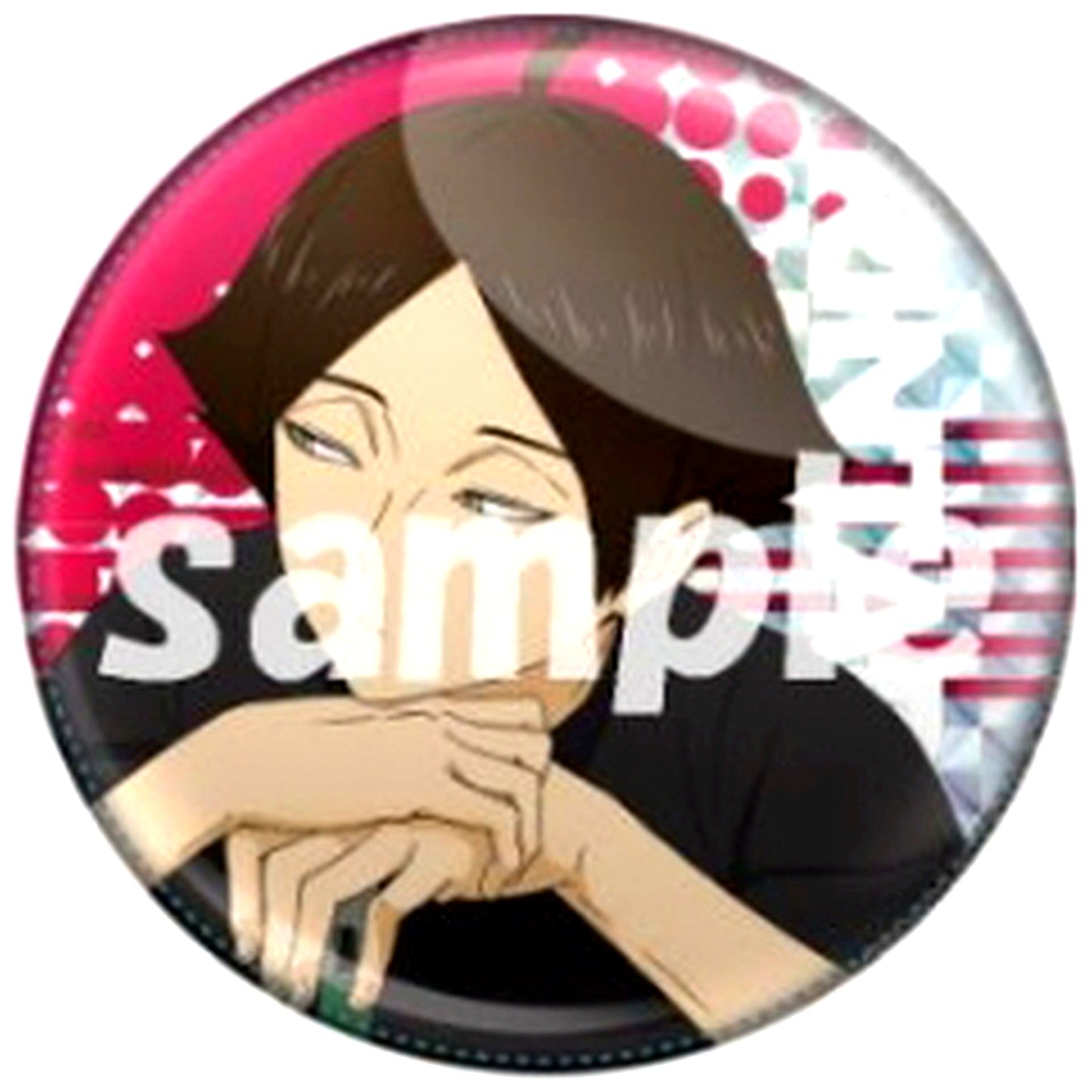 Rintaro Suna Haikyu!! Middle Blocker Glitter Button [USED]