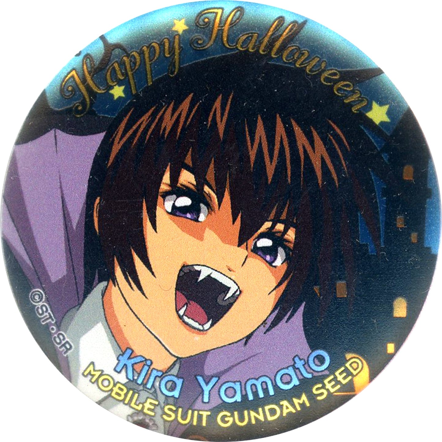 Kira Yamato Magnet Badge Halloween Ver.2 Mobile Suit Gundam SEED Gundam Cafe Halloween [USED]