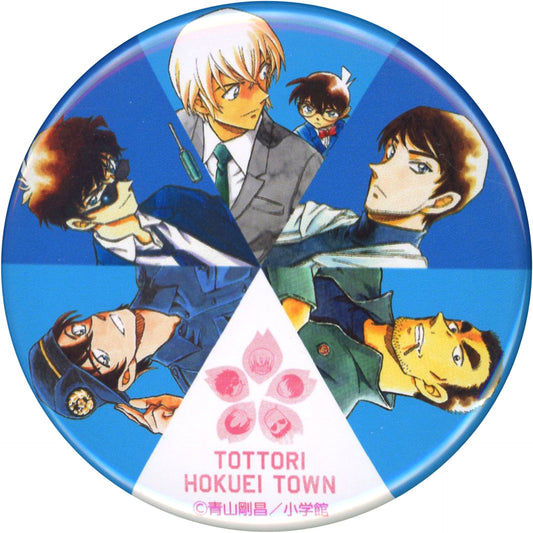 Police Academy Group Detective Conan Original Button Hokuei Town Tottori Limited [USED]