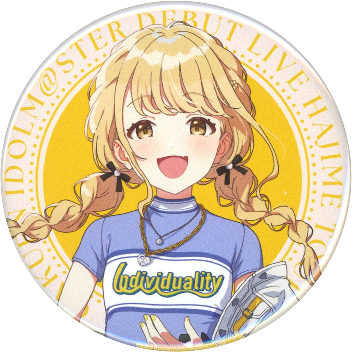 Kotone Fujita Gakuen Idolmaster Debut Live Ubu Tour Official Trading Badge Ubugoe Performance Ver. [USED]