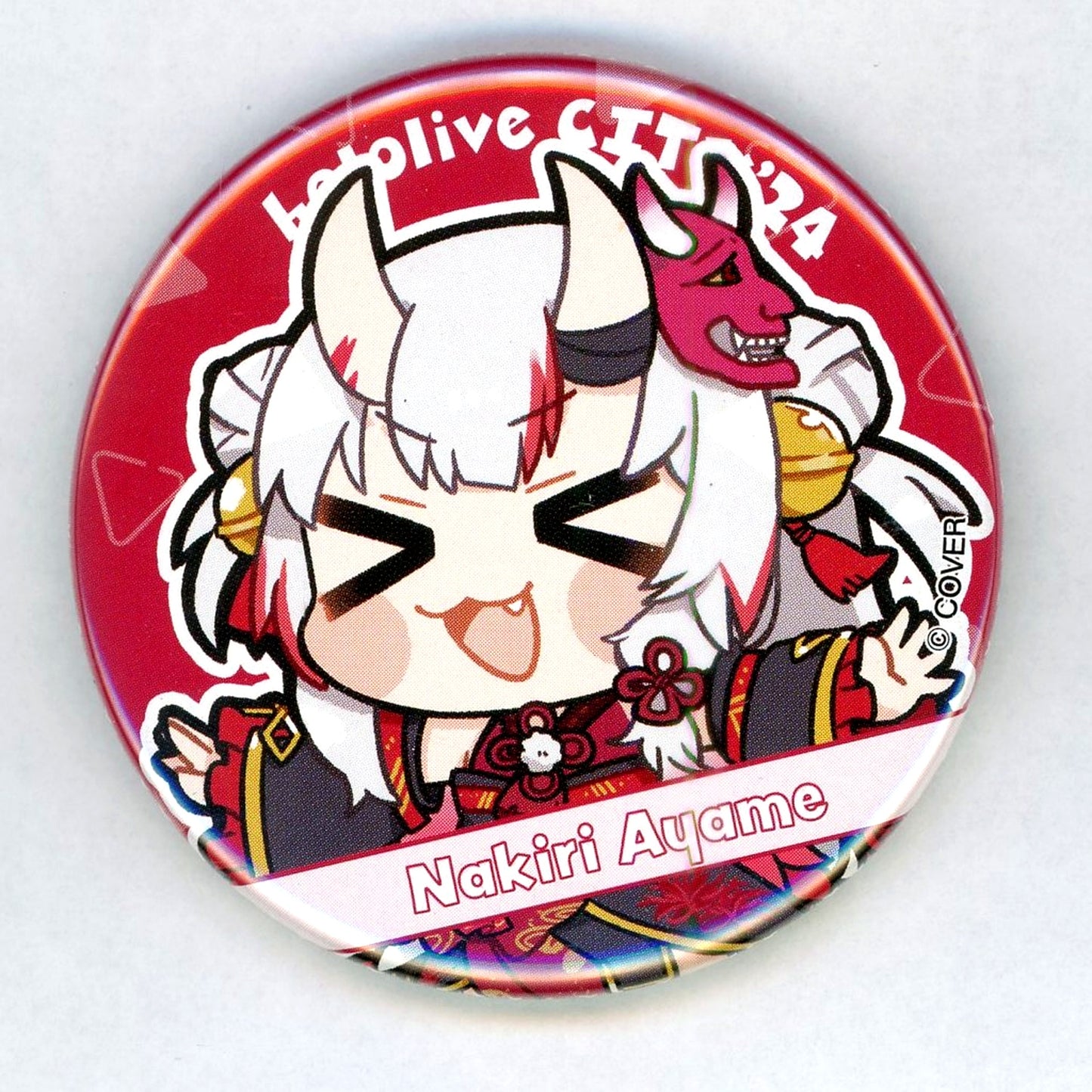 Nakiri Ayame Virtual YouTuber Hololive Button hololive CITY 24 [USED]
