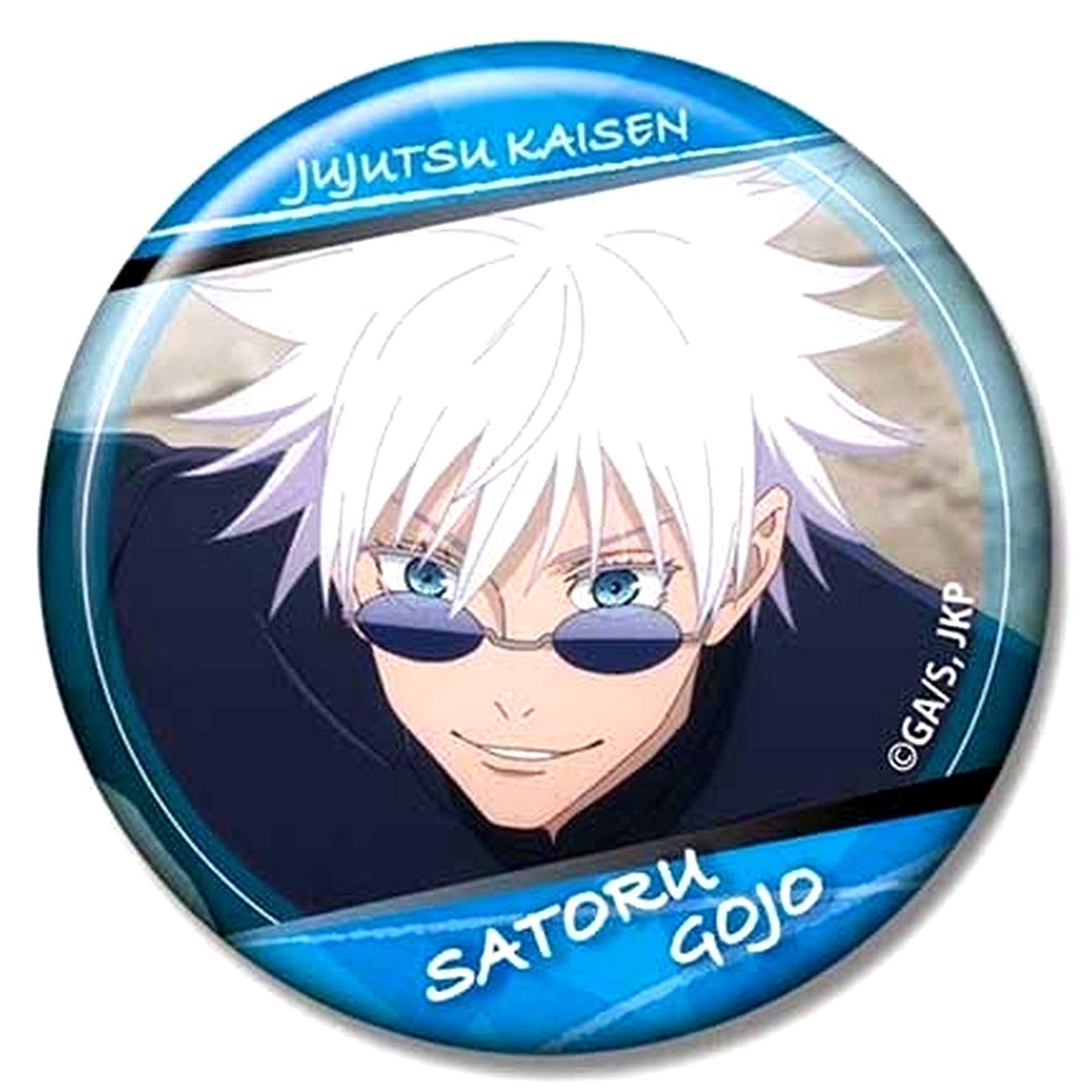 Satoru Gojo E Jujutsu Kaisen Button Hidden Inventory Premature Death Satoru Gojo BOX [USED]
