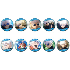 Jujutsu Kaisen Kaigyoku Gyokusetsu Satoru Gojo & Others Can Badge Satoru Gojo Box All 10 Types Set Buttons [USED]