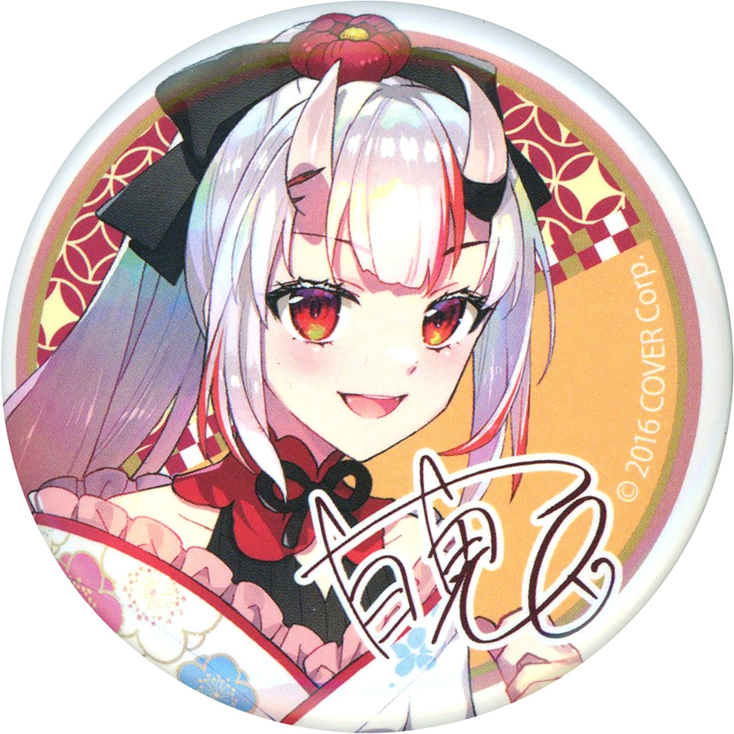 Nakiri Ayame Asian Style Outfit Virtual YouTuber Hololive x Lawson Button [USED]