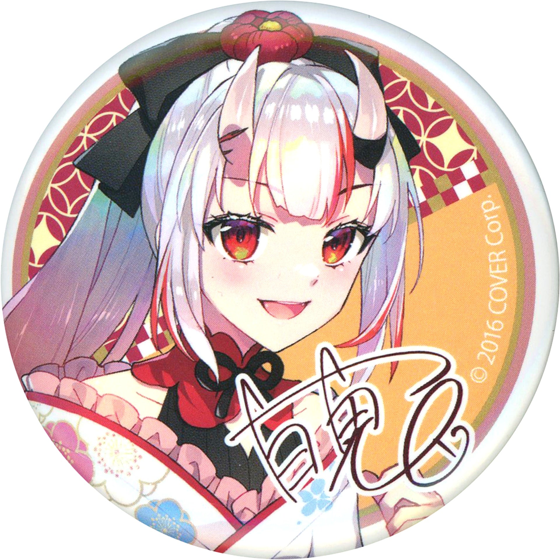 Nakiri Ayame Asian Style Outfit Virtual YouTuber Hololive x Lawson Button [USED]