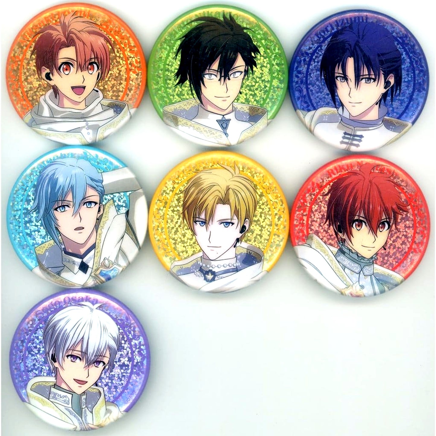 IDOLiSH7 IDOLiSH7 Movie: LIVE 4bit BEYOND THE PERiOD Kirakira Button Set Congratulations! Movie7 1st Anniversary Special Screening Limited [USED]